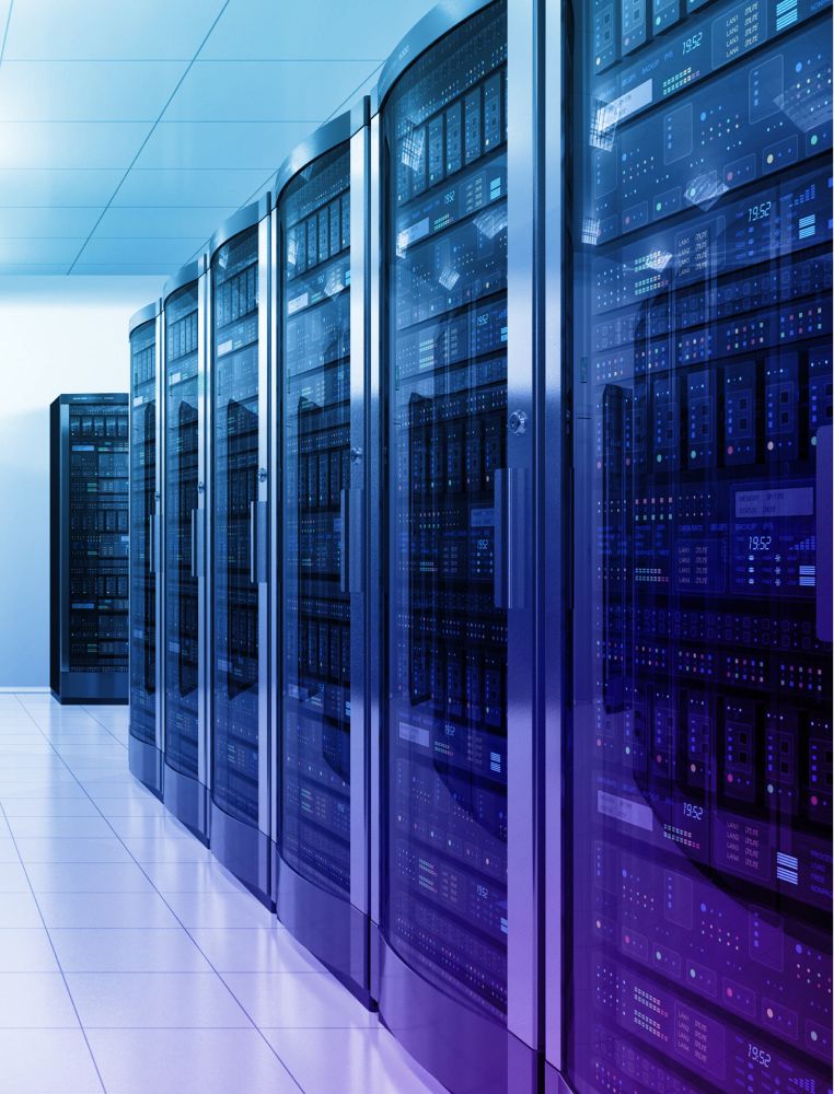 Core Routers, Switches, Servers